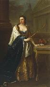 Michael Dahl Portrait of Anne of Great Britain oil painting artist
